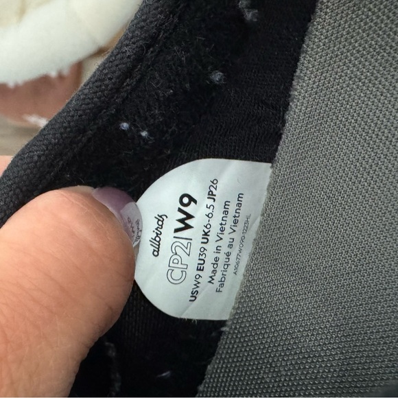 Black Canvas Allbirds Sneakers - Pipers - Picture 4 of 10